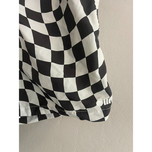 Solid & Striped XL Shorts Checkered Swim Trunks Black White Bloomies NEW $125 - Picture 3 of 7